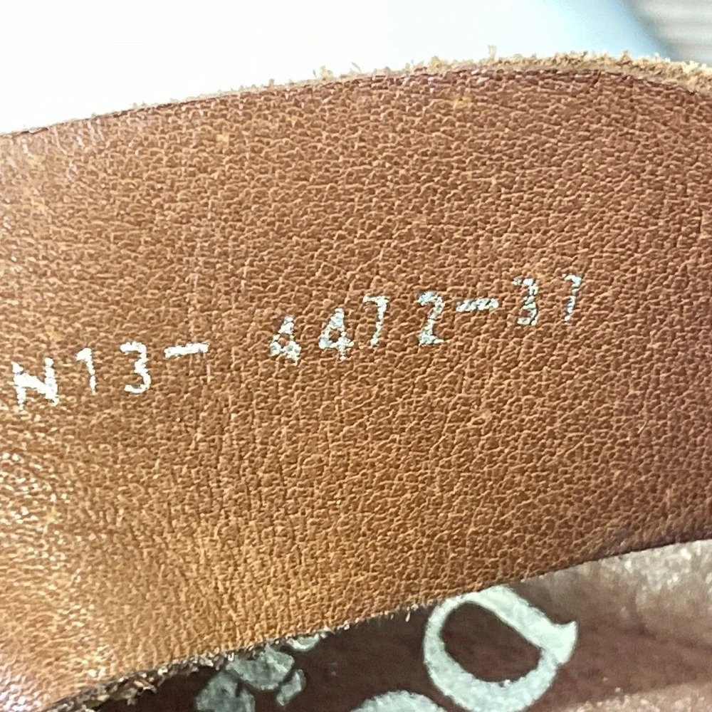 Pedro Garcia Platform Wedge Sandals Womens Size 37 US 7 Brown Suede Strap Shoes
